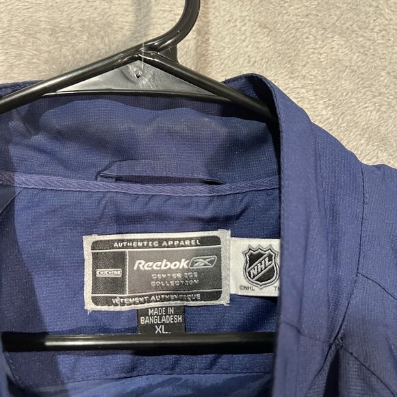 Tampa Bay Lightning Jacket Mens XL Blue CCM Reebok NHL Bolts Center Ice - Picture 6 of 12